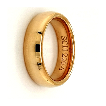 Klassisk ring 220-6mm rödguld
