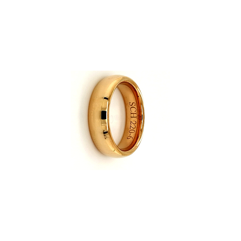 Klassisk ring 220-6mm rödguld Klassisk ring 220-6mm rödguld