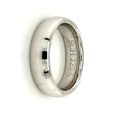Klassisk ring 220-6mm vitguld