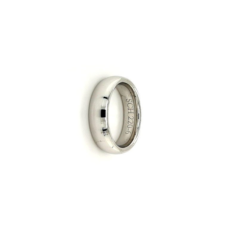 Klassisk ring 220-6mm vitguld Klassisk ring 220-6mm vitguld