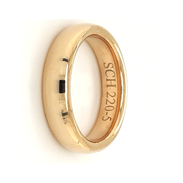 Klassisk ring 220-5mm rödguld