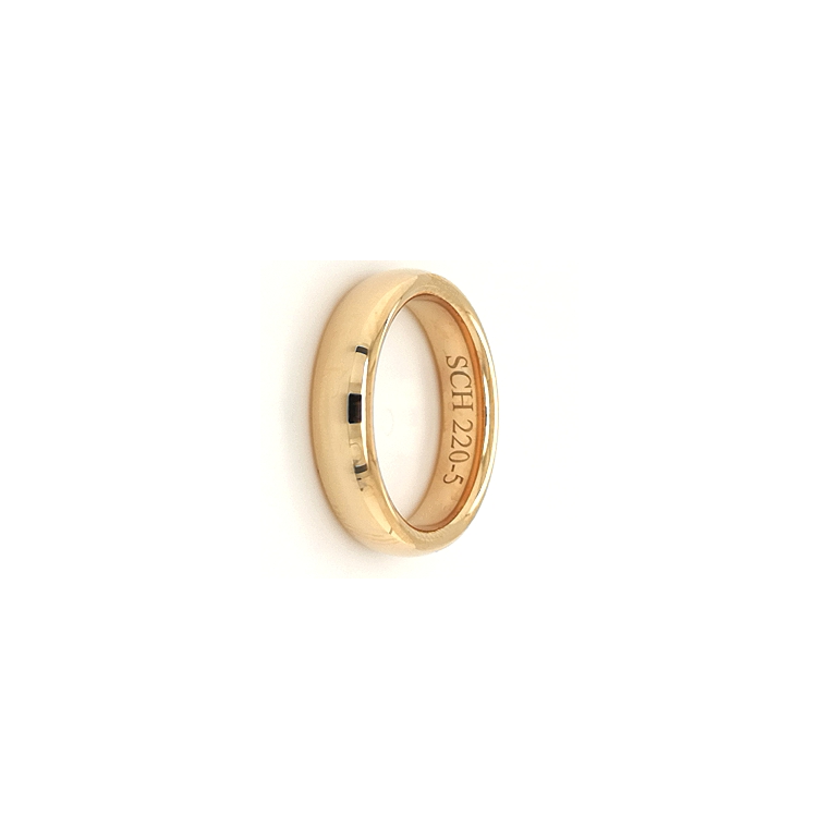 Klassisk ring 220-5mm rödguld Klassisk ring 220-5mm rödguld