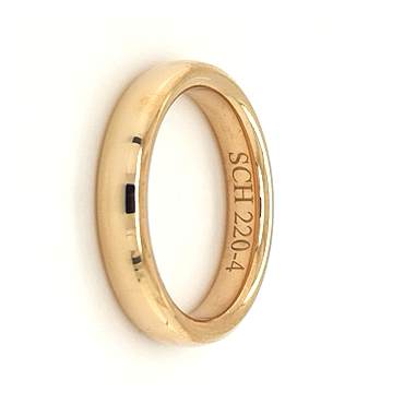 Klassisk ring 220-4mm rödguld