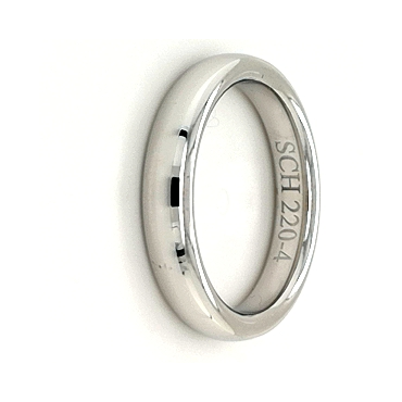 Klassisk ring 220-4mm vitguld