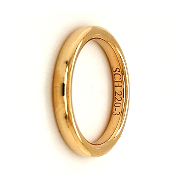 Klassisk ring 220-3mm rödguld