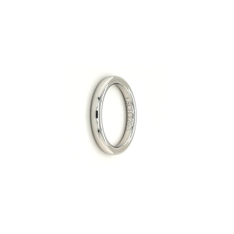 Klassisk ring 220-3mm vitguld Klassisk ring 220-3mm vitguld