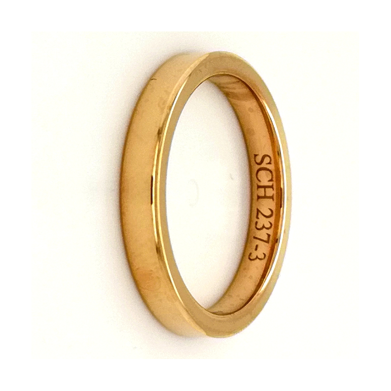 Modern ring 237-3mm rödguld Modern ring 237-3mm rödguld