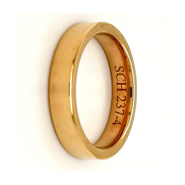 Modern ring 237-4mm rödguld Modern ring 237-4mm rödguld