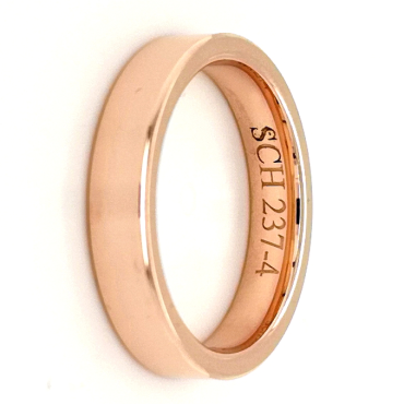 Modern rosaguld ring 237-4mm