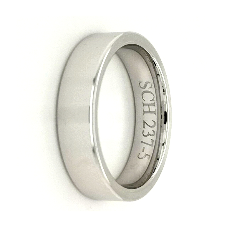 Modern ring 237-5mm vitguld Modern ring 237-5mm vitguld