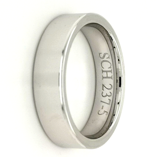 Modern ring 237-5mm vitguld