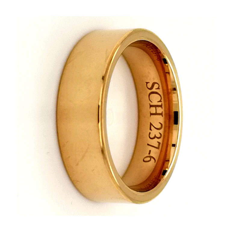 Modern ring 237-6mm rödguld Modern ring 237-6mm rödguld