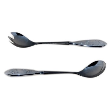 Salladsbestick – handgraverat tornedalssilver