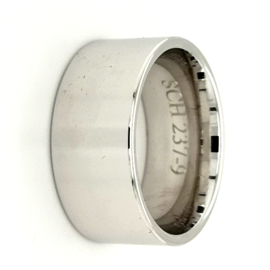 Modern ring 237-9mm vitguld