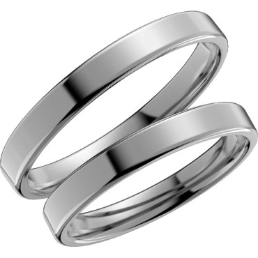Palladiumring stjärnfall 238 3mm bred
