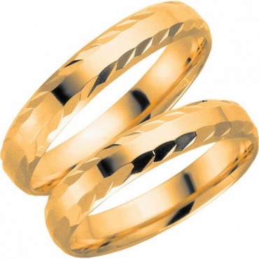 Schalins 60 Röd & Vitguld 4 mm
