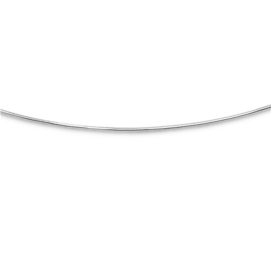Halsband Necklace Snake, Rhodium Plated