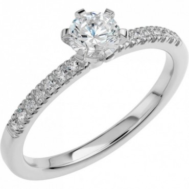 Schalins Love02 G18K Vitguld