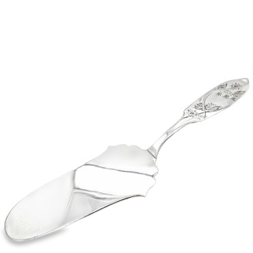 Tårtspade/silver – handgraverat tornedalssilver