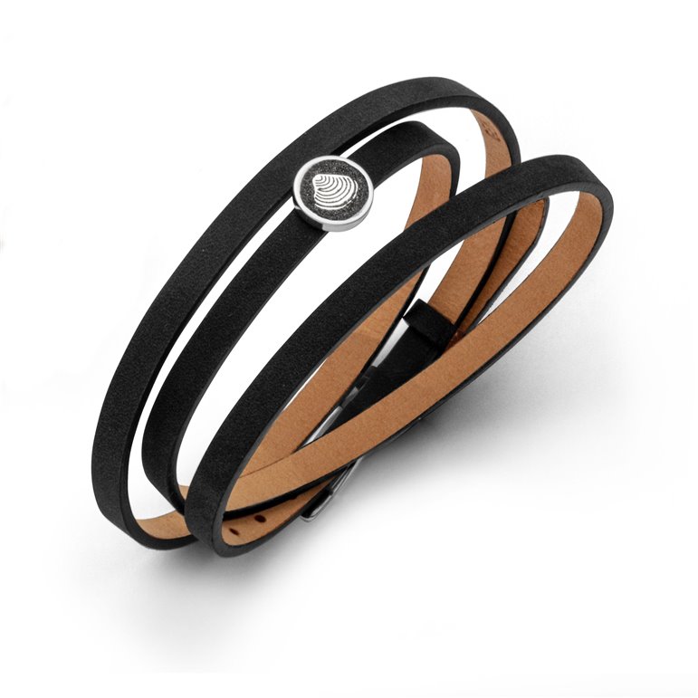 Lederarmband mit Schiebeelement