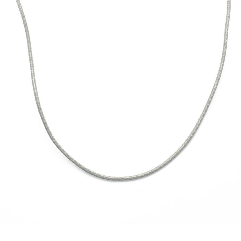 Baumwollekette dünn grau Baumwollekette dünn grau