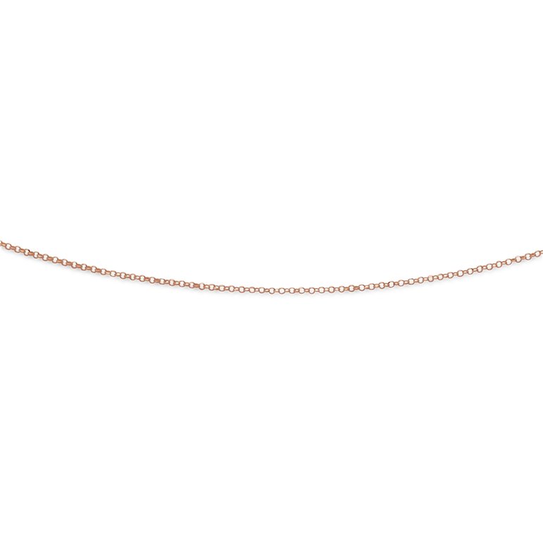 Erbskette rose vergoldet