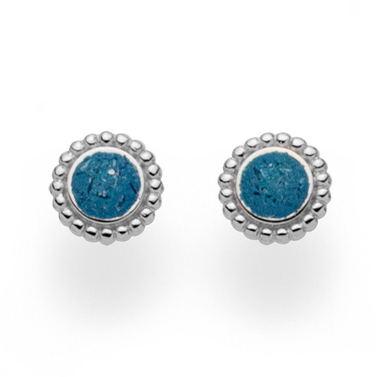 Ohrstecker "Strandzauber blau"