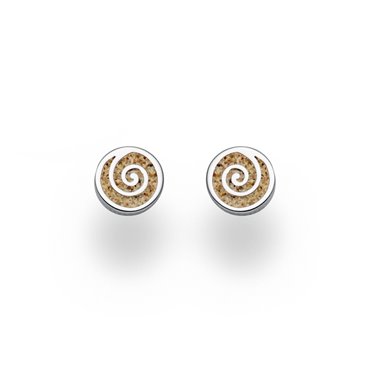 Ohrstecker ''Sandspirale 2.0"