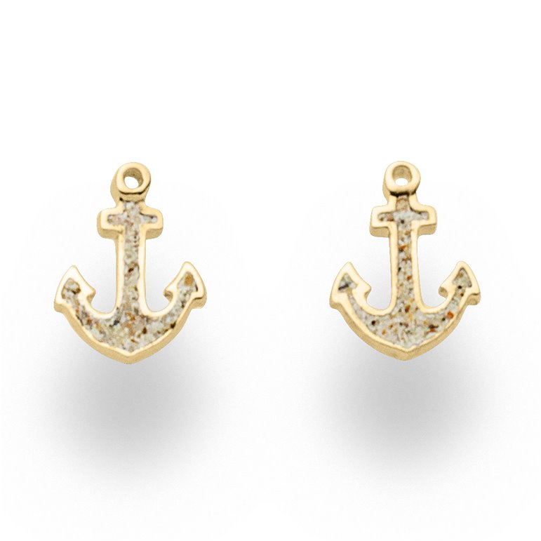 Ohrring "Sandanker" vergoldet