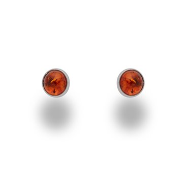 Ohrstecker Bärnsten 5 mm
