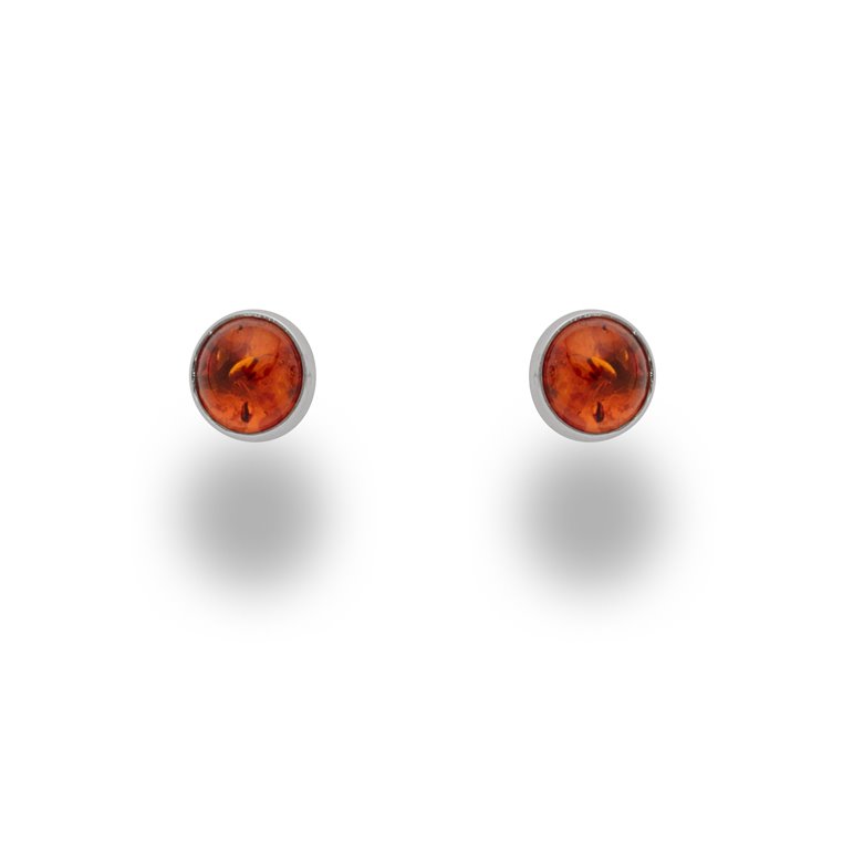Ohrstecker Bärnsten 5 mm