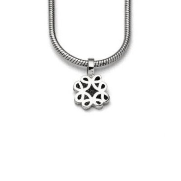 De nätta örhängena i form av en detaljerad ”Sweden flower”