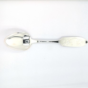 Efterrättssked – handgraverat tornedalssilver