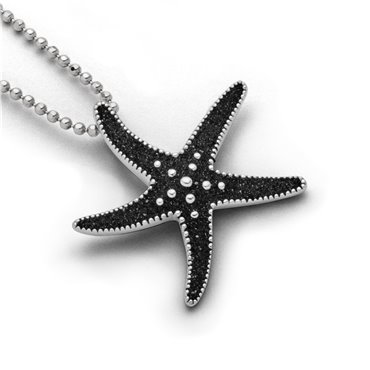 Anhänger "Seestern/Lavasand"