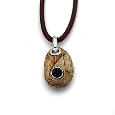 Anhänger "Holzkiesel Lavasand "