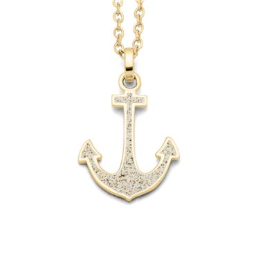 Anhänger "Sandanker" vergoldet