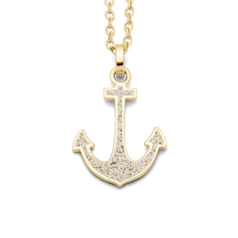 Anhänger "Sandanker" vergoldet