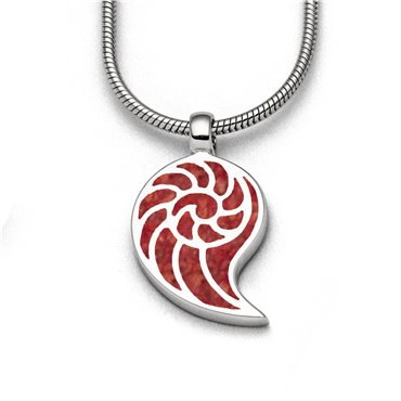 Anhänger "Korallennautilus" klein