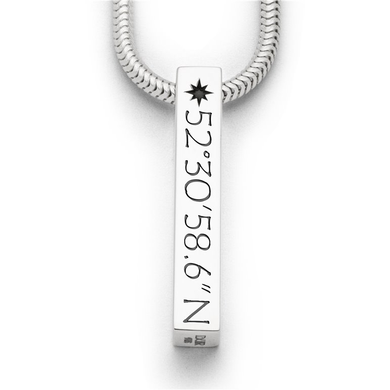 Anhänger "Koordinaten" Individuell