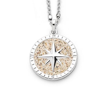 Anhänger "Kompassrose 2.0" Strandsand