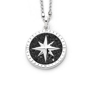 Anhänger "Kompassrose 2.0" Lavasand