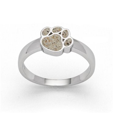 Ring "Pfote" Strandsand