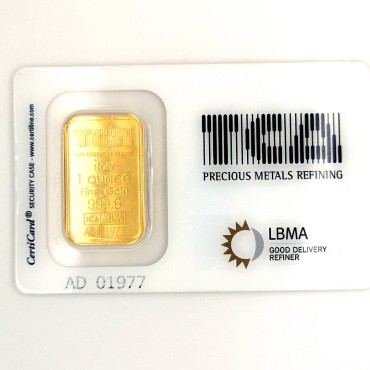 TCA 1oz 999 24k guld