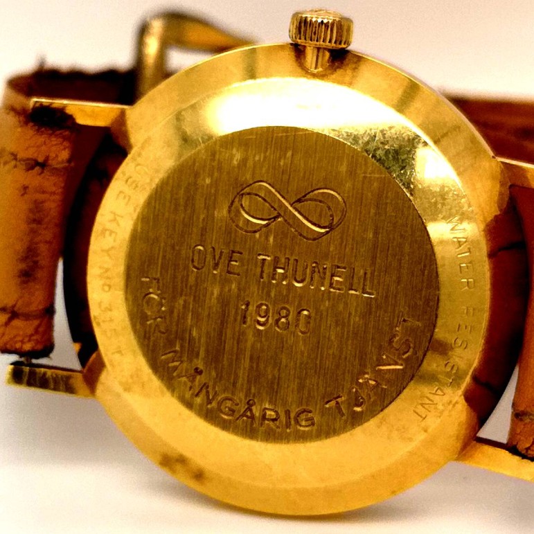 Baksida 18k tissot ur