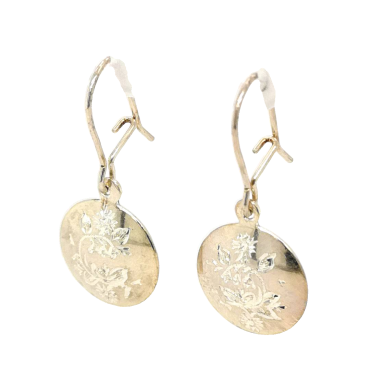 Runda Tornedalssilver örhängen