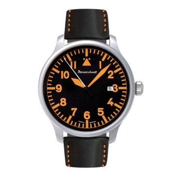 Messerschmith svart orange klocka
