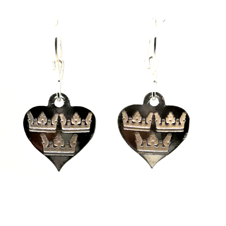 Tre kronor Sverige örhängen Tre kronor Sverige örhängen