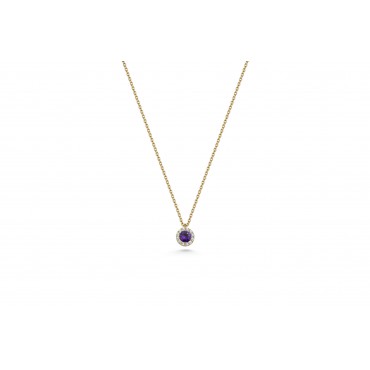 Collier carmose lila