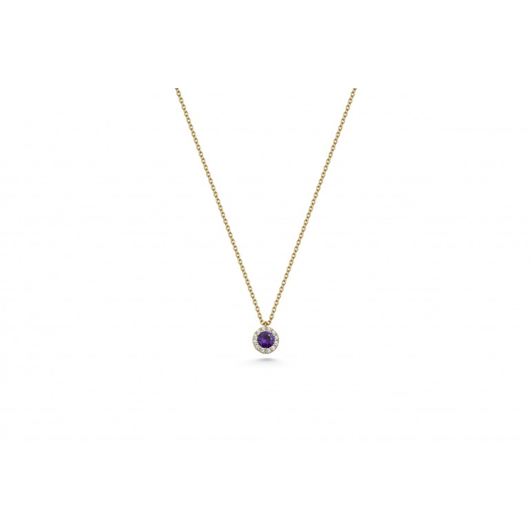 Collier carmose lila