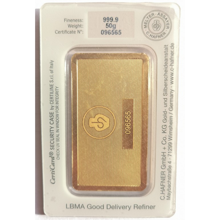 Guldtacka 50g investeringsguld